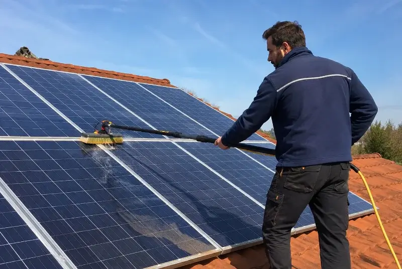 Nettoyage et entretien de panneaux solaires au Taillan-Médoc